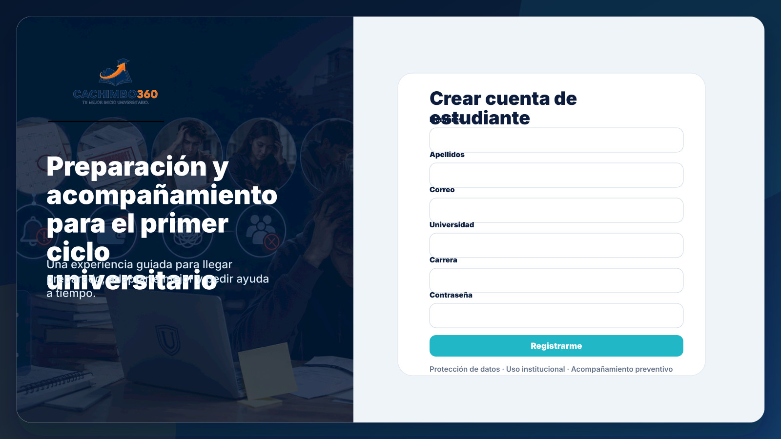 Registro de estudiante
